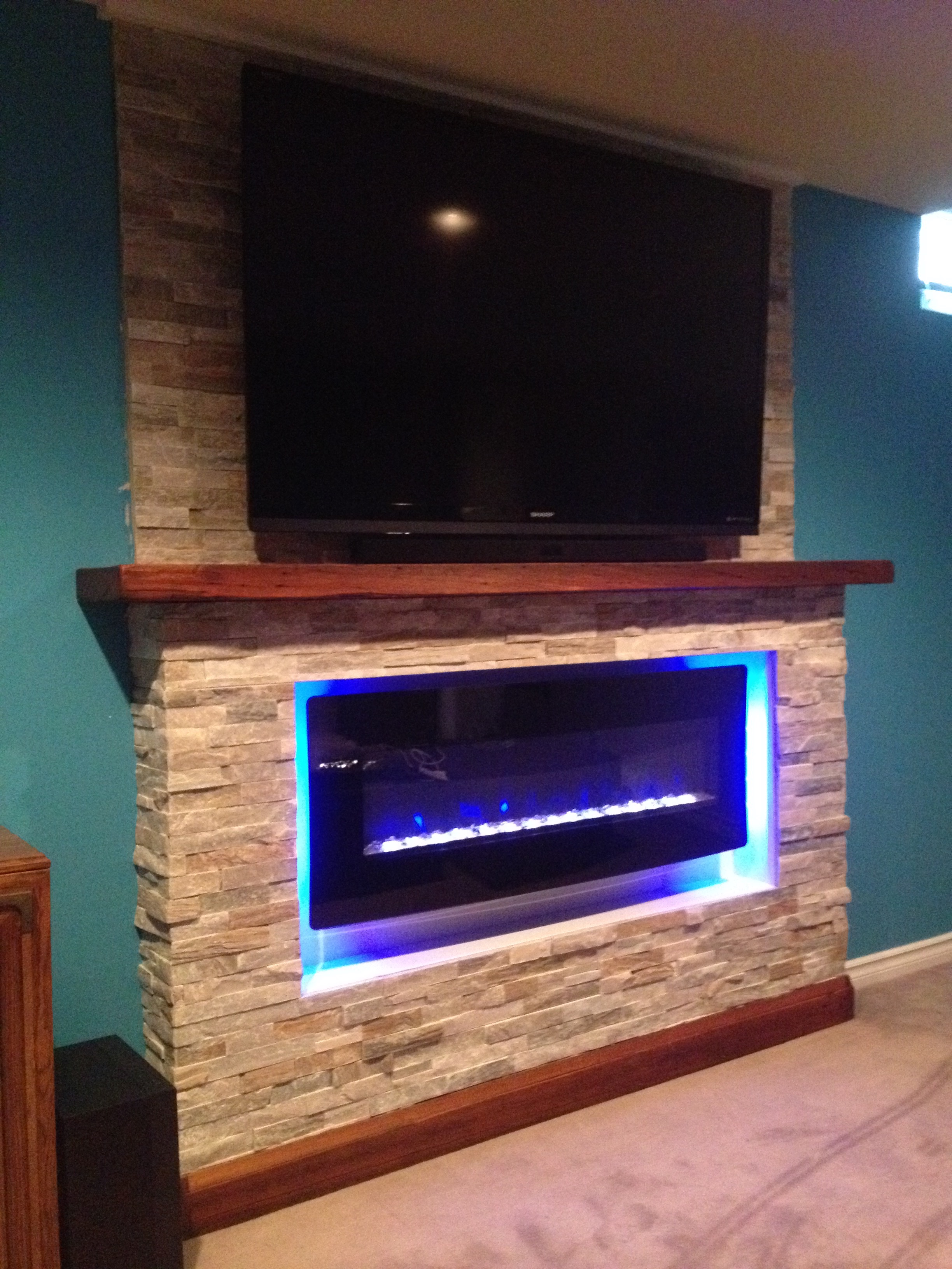 Electric Fireplace Mantle Renew Complete Home Services